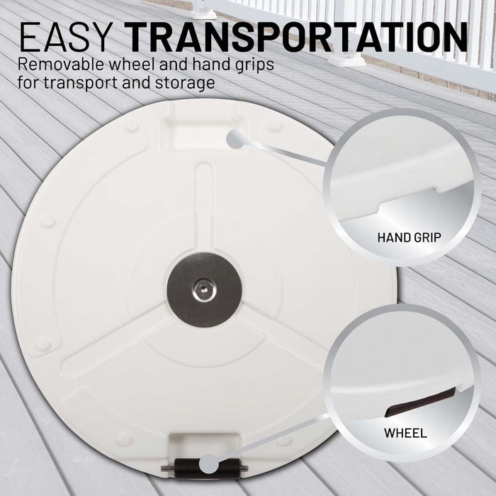 US Weight 80 Pound Free Standing Umbrella Base - new