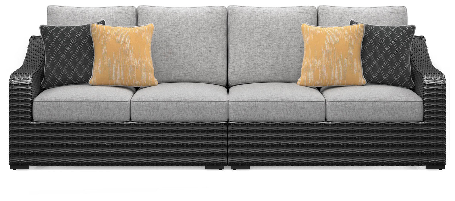 Beachcroft Black/Light Gray RAF/LAF Loveseat w/CUSH (Priced Per Item, Must Order 2, 4, 6, or 8)