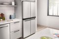 Whirlpool - 19.4 Cu. Ft. 4-Door French Door Counter-Depth Refrigerator with Flexible Organization Spaces - Stainless Steel - display_model