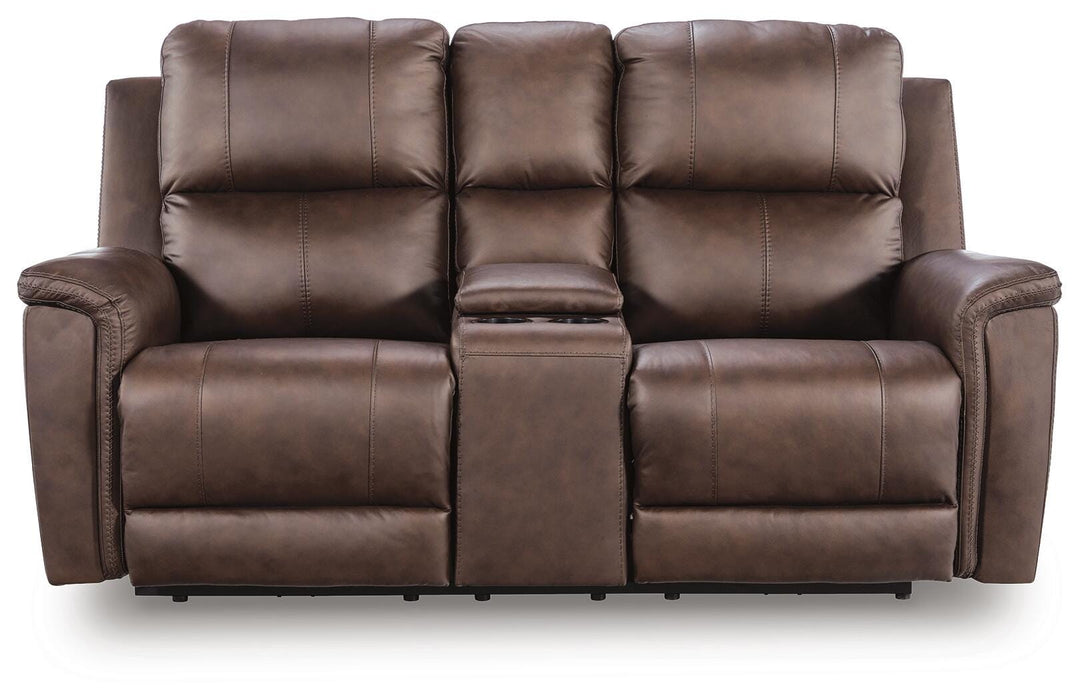 Beryton Espresso PWR REC Loveseat/CON/ADJ HDRST