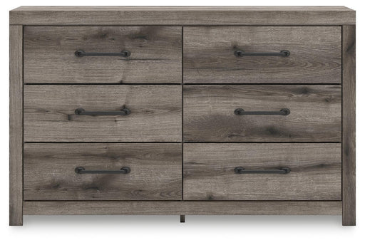 Urbanoore Brown Gray Six Drawer Dresser