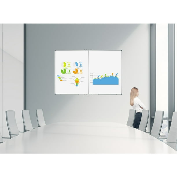 JILoffice Foldable Whiteboard 60" x 40" Large Dry Erase Board School Supplies for Student - new