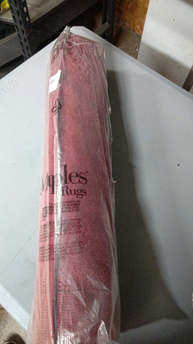 Mainstays Dylan Solid Diamond Olefin Red Indoor Runner Rug, 2'x6' - open_box