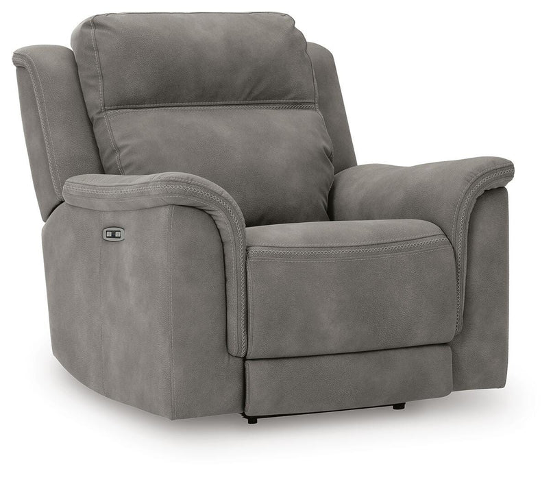 Next-Gen Durapella Slate PWR Recliner/ADJ Headrest