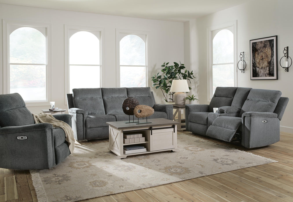 Barnsana Gravel Barnsana Sofa, Loveseat and Recliner