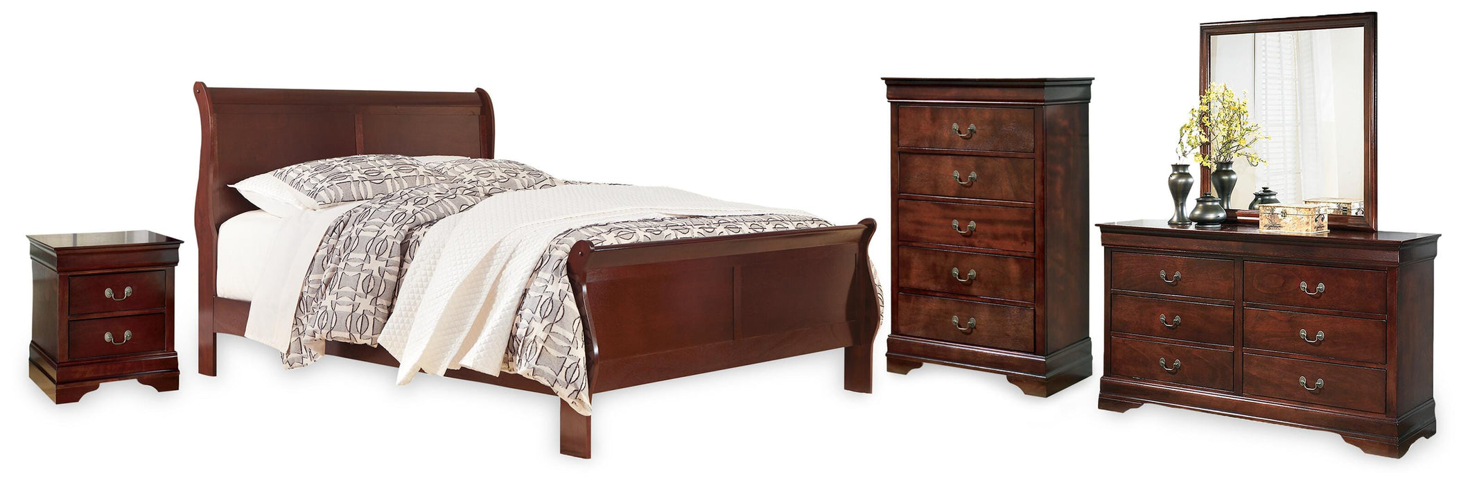Alisdair Reddish Brown Bedroom Collection