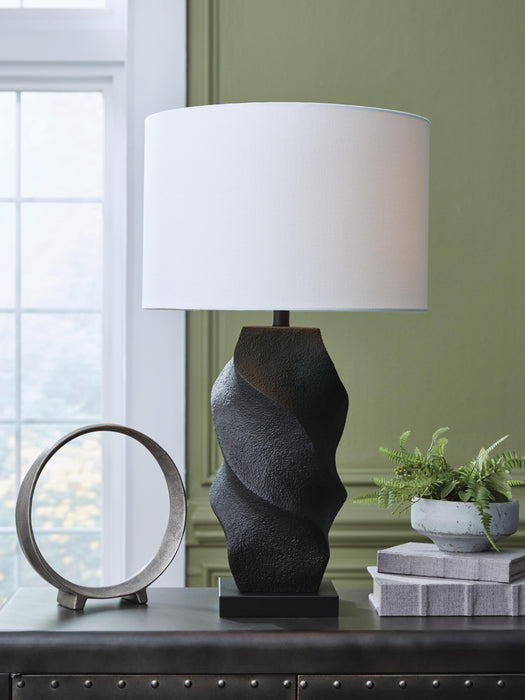 Amillion Black Poly Table Lamp (1/CN)