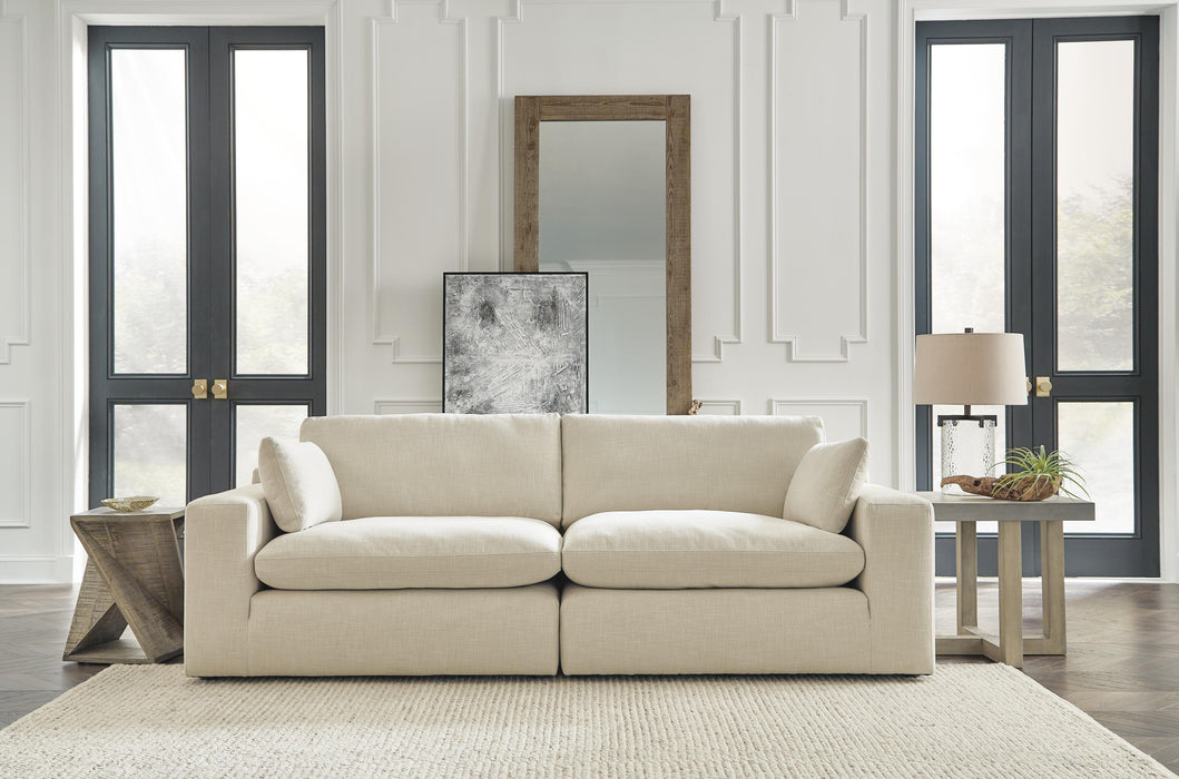 Elyza Linen Elyza 2-Piece Sectional Loveseat