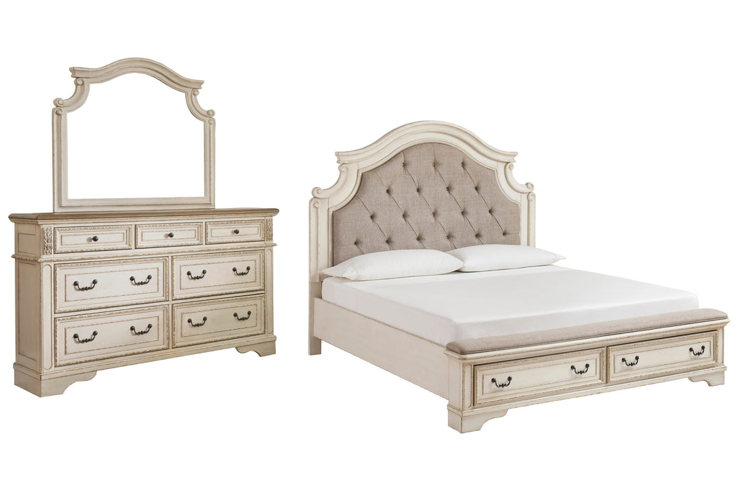Realyn Two-tone Upholstered Bedroom Collection