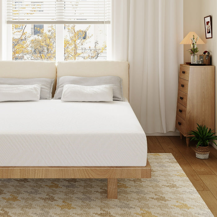 MLILY Ego White Twin Mattress in a Box, 6 inch Memory Foam Mattress - new