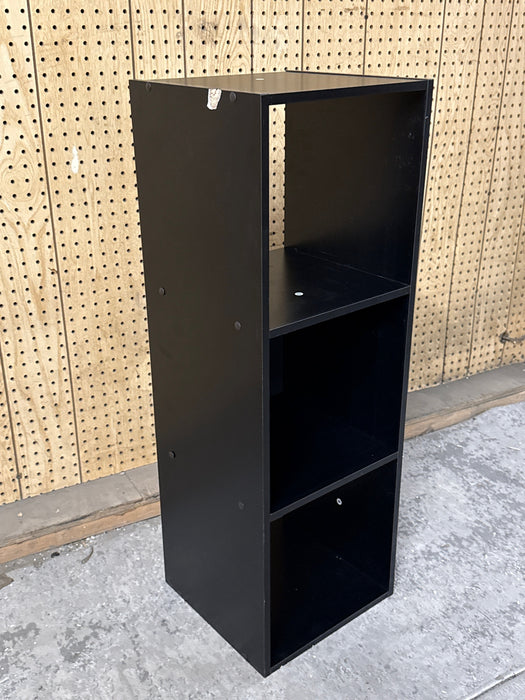 Mainstays 3 Cube Storage Organizer, Black - new