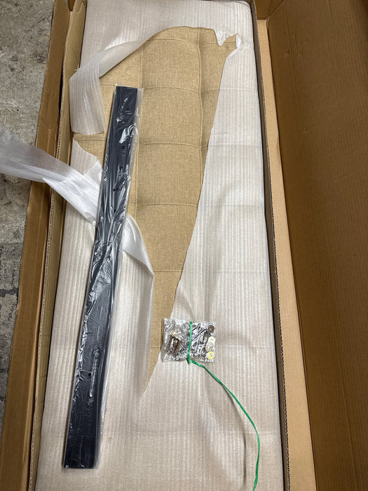 Modway Lily Queen Upholstered Polyester Fabric Headboard in Beige - new