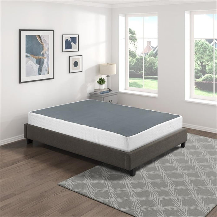 Lexicon Perrin Full Size Mattress Foundation in White foldable - new