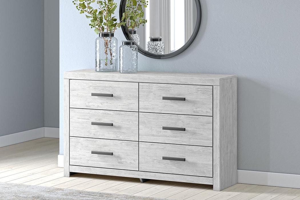 Cayboni Whitewash Six Drawer Dresser