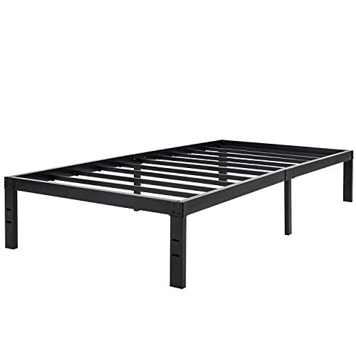 45MinST 14 Inch Platform Bed Frame/Easy Assembly Mattress Foundation/No Box Spring Needed/Noise Free,Twin XL - new