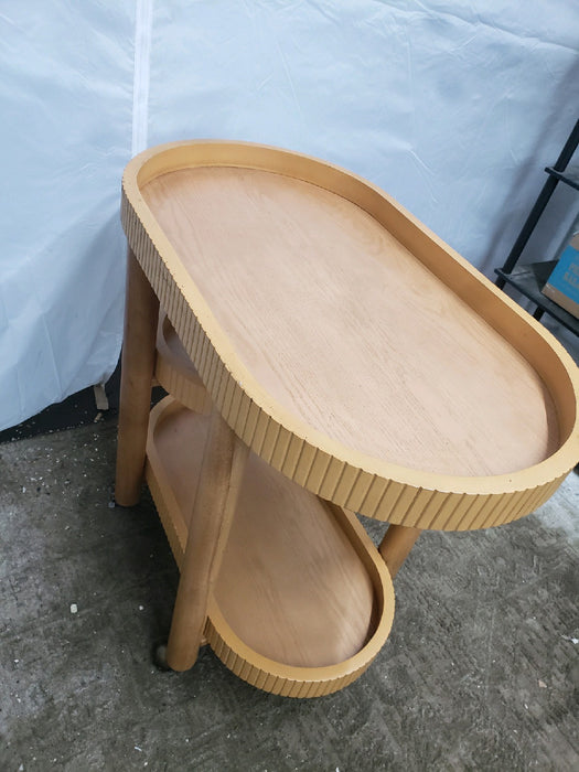 Beautiful Drew Bar Cart by Drew Barrymore, Warm Honey - new