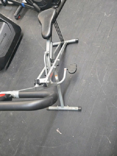 Sunny Health & Fitness Squat Assist Row-N-Ride™ Trainer for Glutes Workout with Online Training Video - new
