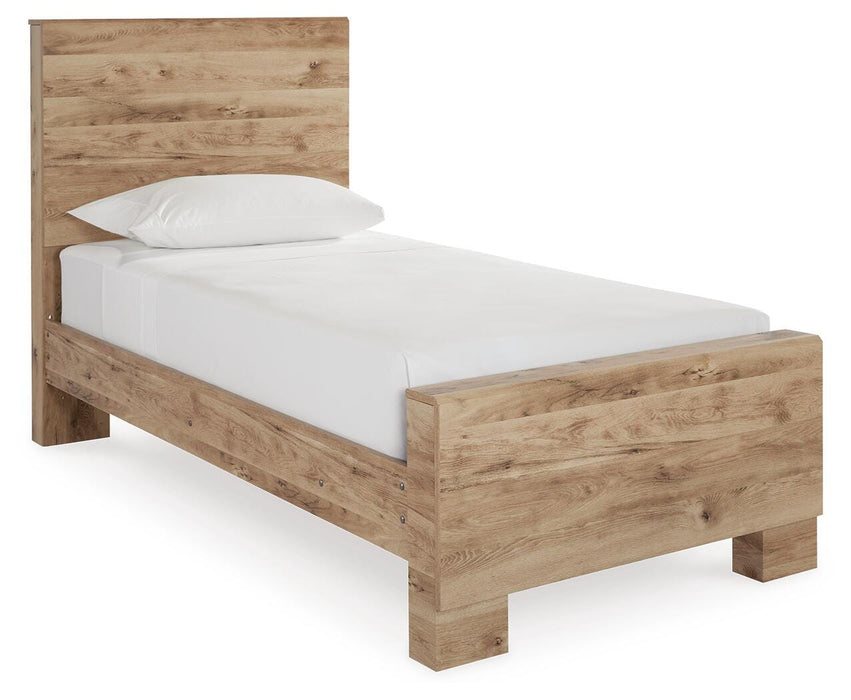 Hyanna Tan Brown Hyanna Twin Panel Bed
