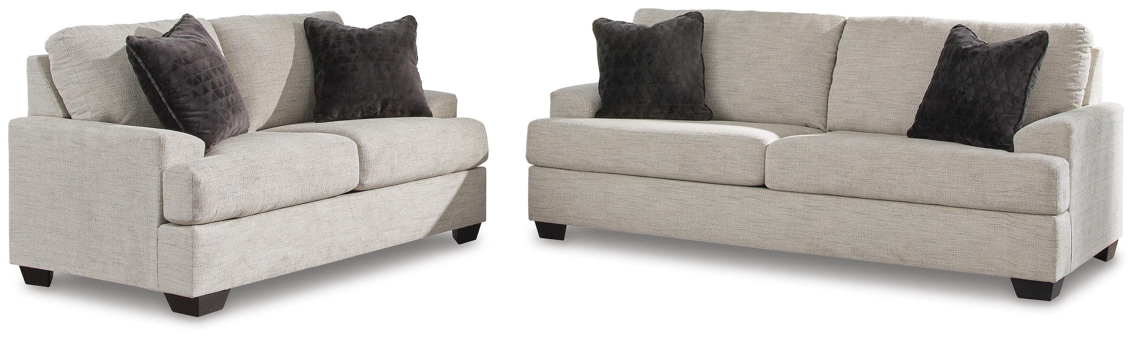 Vayda Pebble Vayda Sofa and Loveseat