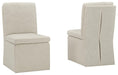 Krystanza Oatmeal Dining UPH Side Chair (Priced Per Item, Must Order 2, 4, 6, or 8)