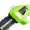 Greenworks - 24-Volt 8-Inch Cordless Pole Saw (1 x 2.0Ah Battery and 1 x Charger) - Black/Green - open_box