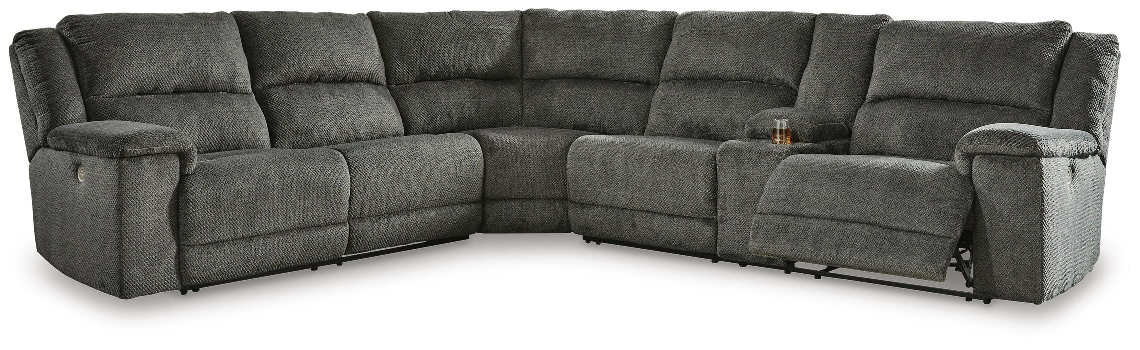Keensburg Smoke Keensburg 3-Piece Power Reclining Sectional