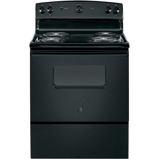 GE - 5.0 Cu. Ft. Freestanding Electric Range - Black - display_model