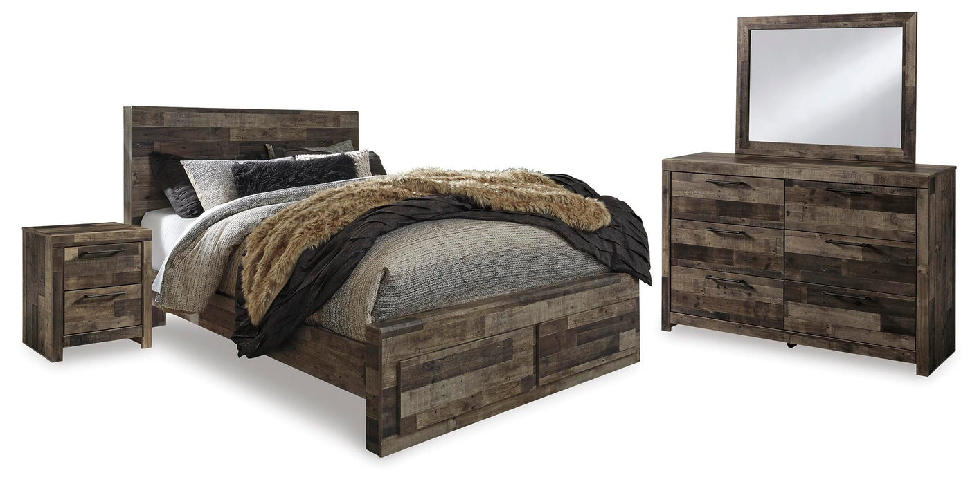 Derekson Multi Gray Bedroom Collection