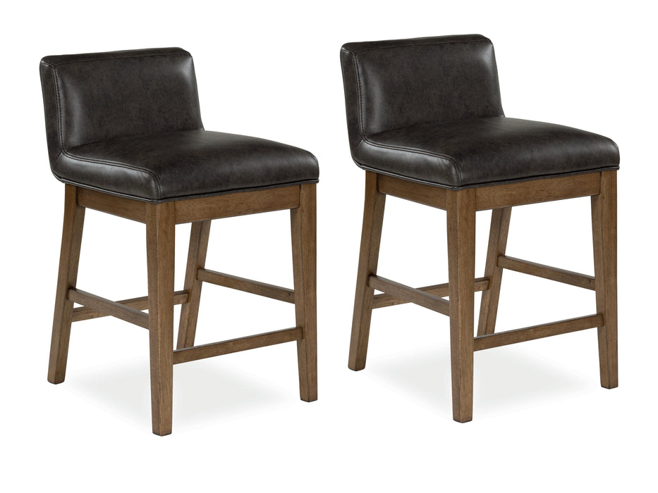 Cabalynn Two-tone Brown Upholstered Barstool (Priced Per Item, Must Order 2, 4, 6, or 8)