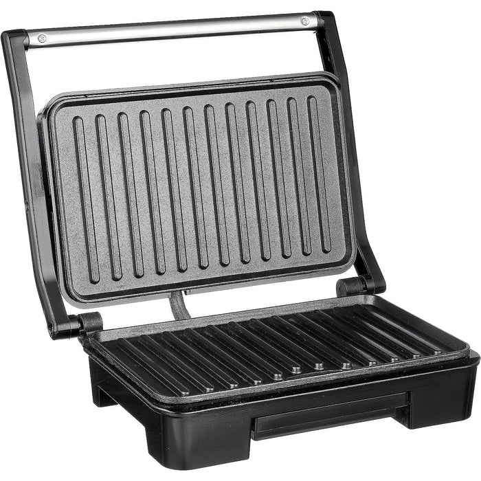 SOKANY Indoor Grill, Panini Press, Sandwich Maker with Indicator Lights, 850 Watt Electric Panini Press, Sandwich Press, Non-Stick Coated Plates, Cool Touch Handle, SK-223 - open_box