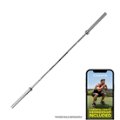 Inspire Fitness 7 FT Chrome Olympic Bar - Black - open_box