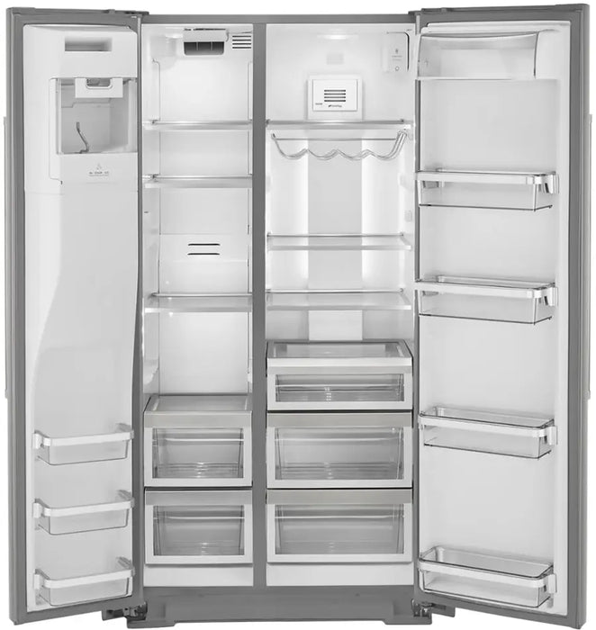 KitchenAid - 22.6 Cu. Ft. Side-by-Side Counter-Depth Refrigerator - Ice Maker Does not Work, Retail Price is $3400