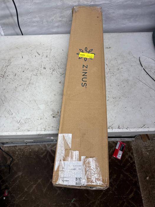 Zinus 7" Compack® Metal Bed Frame, White, Twin - new