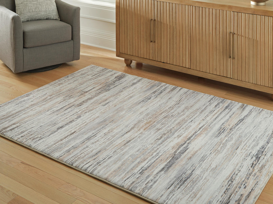 Nace Gray/Brown/White Memory Foam Medium Rug