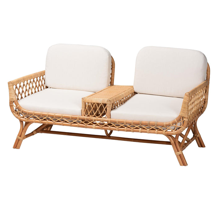 bali & pari Pakis Boho Sofa, Natural - use_like_new