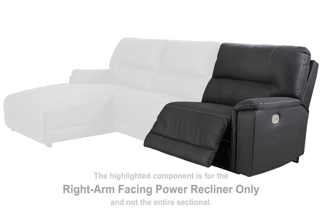 Henefer Midnight Living Room Collection