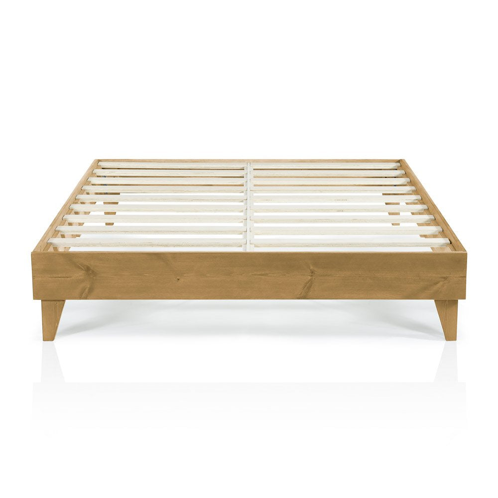 CARDINAL & CREST | Wood Full Size Bed Frame No Box Spring Needed | Easy Assembly & Heavy Duty | Ideal Full Bed Frame, Full Size Platform Bed Frame Full Size Mattress Frame, Wood Platform Bed Frames - open_box