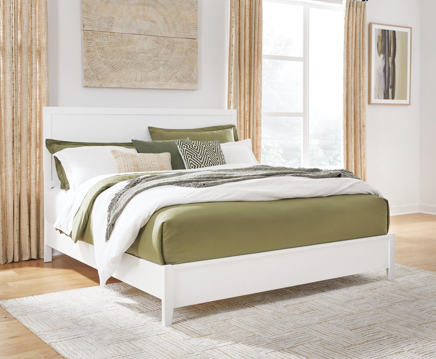 Binterglen White Binterglen King Panel Bed