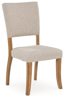 Rybergston Light Brown Dining UPH Side Chair (Priced Per Item, Must Order 2, 4, 6, or 8)