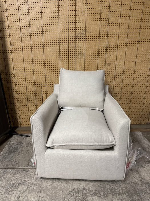 My Texas House Briar Accent Chair, Cream Linen - open_box