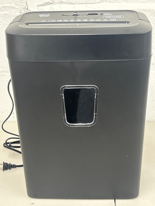 Pen+Gear 12-Sheet Cross-Cut Paper/Credit Card Shredder with 5.5 Gallon Bin, Black, Home & Office Use - new