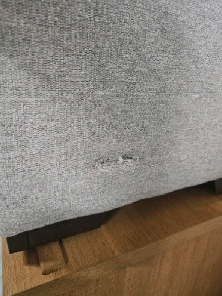 Elena Sofa Table & Two Ottomans - new