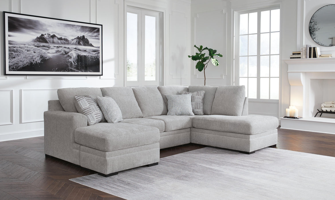 Gabyleigh Nickel Gabyleigh 2-Piece Sectional with Chaise
