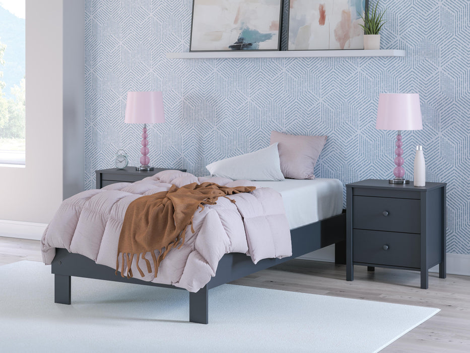 Simmenfort Navy Blue Bedroom Collection