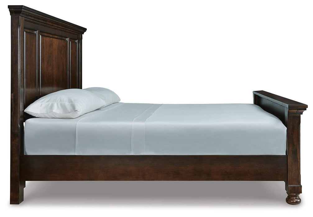 Porter Rustic Brown Porter King Panel Bed