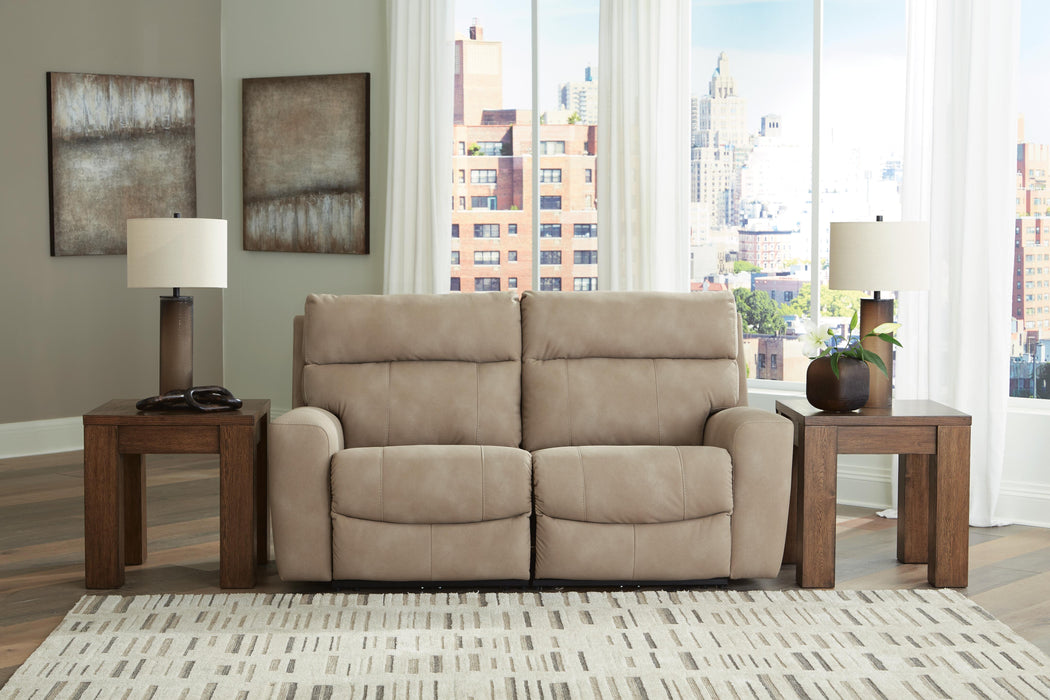 Next-Gen Durapella Sand Next-Gen Durapella 2-Piece Power Reclining Sectional Loveseat