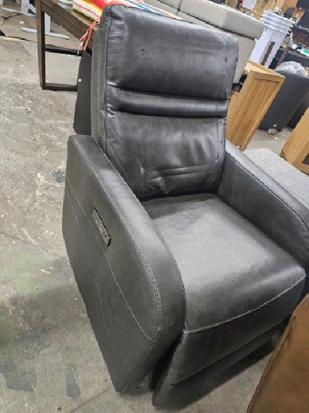 Aldryn Leather Power Glider Recliner - new