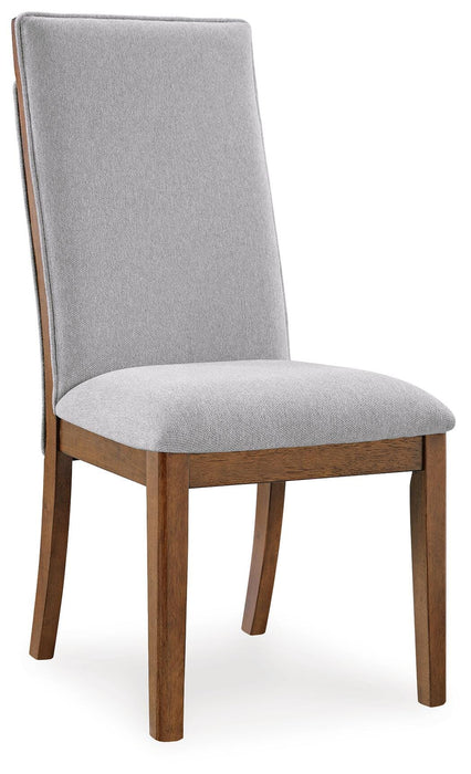 Lyncott Beige/Brown Dining UPH Side Chair (Priced Per Item, Must Order 2, 4, 6, or 8)