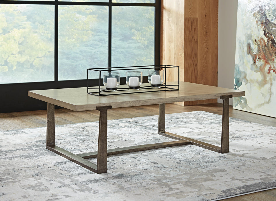 Dalenville Gray Rectangular Cocktail Table