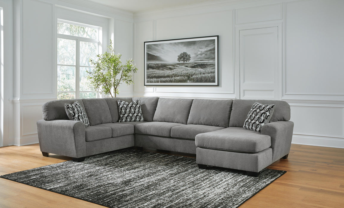 Birkdale Court Gray Birkdale Court 3-Piece Sectional with Chaise